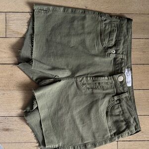 Dear John Olive High Waist Shorts